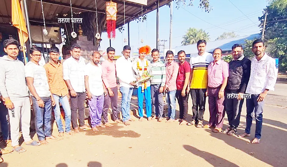 धावपटू अरूण माळवीचा सत्कार