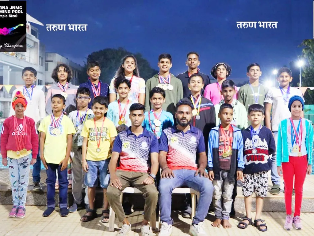 राज्यस्तरीय जलतरण स्पर्धेत स्विमर्स क्लबचे यश
