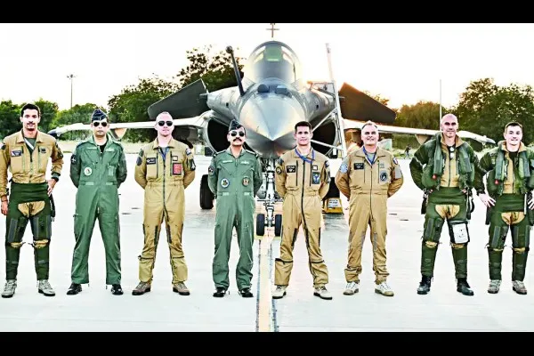 भारत- फ्रेंचदरम्यानच्या हवाई सरावाचा समारोप