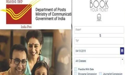 पोस्टातील रेल्वे तिकीट काऊंटर बंद