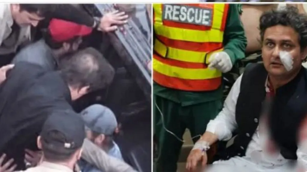 पाकिस्तानचे माजी पंतप्रधान इम्रान खान यांच्यावर गोळीबार