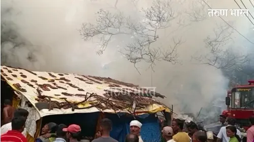 Kolhapur Breaking : कोल्हापूरातील शिवाजी पार्क परिसरातील 10 ते 12 झोपडपट्ट्या जळून खाक