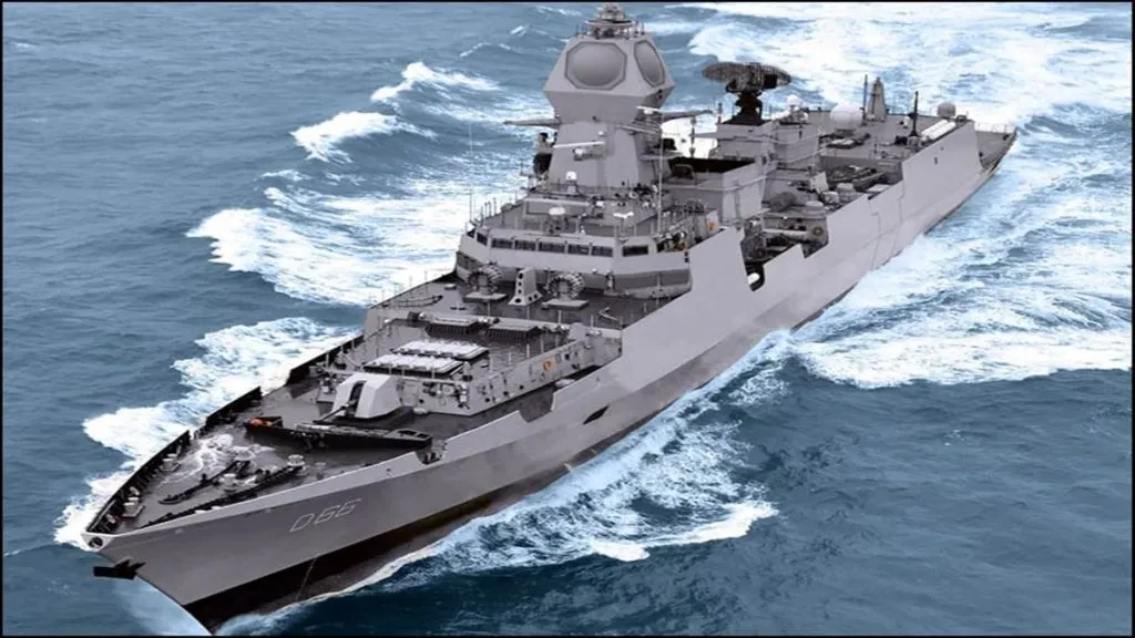 शक्तीशाली INS मुरमुगाव नौदलाला सुपूर्द