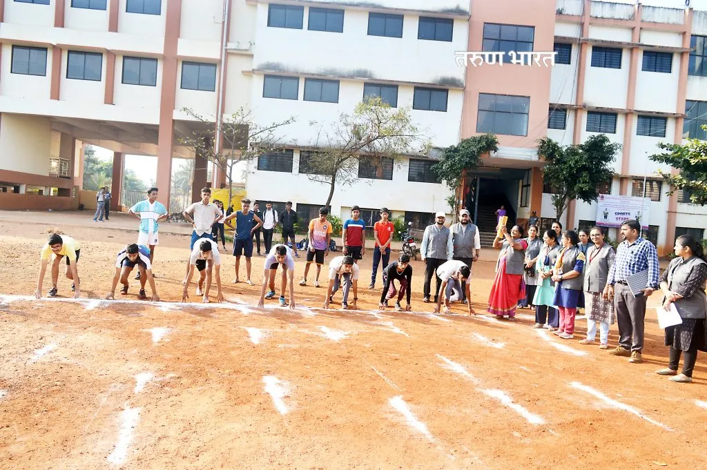 वसंतराव पोतदार कॉलेजच्या क्रीडास्पर्धा उत्साहात