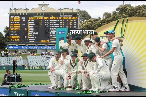 कसोटी मालिकेत ऑस्ट्रेलियाकडून विंडीजचा ‘व्हाईटवॉश’