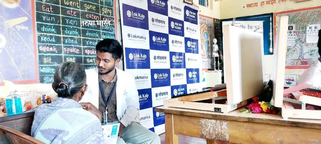 लोककल्प फौंडेशनतर्फे नेत्रतपासणी शिबिर