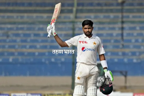 बाबर आझमच्या नाबाद शतकाने पाक मजबूत स्थितीत