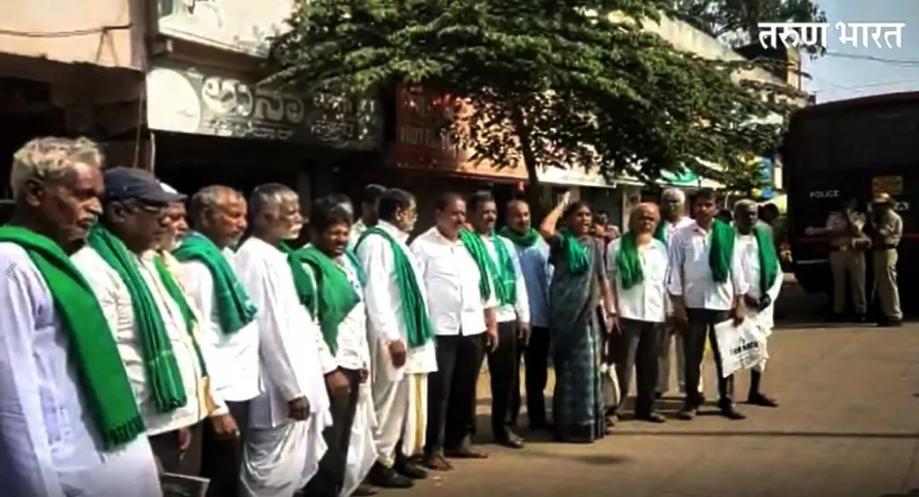 कृषी भवनात शेती ऐवजी वाणिज्य व्यवसाय – शेतकऱ्यांनी केली निदर्शने