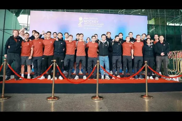 विद्यमान विजेत्या बेल्जियम संघाचे ओडिशात आगमन