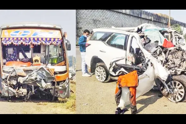बस-कारच्या धडकेत गुजरातमध्ये नऊ ठार