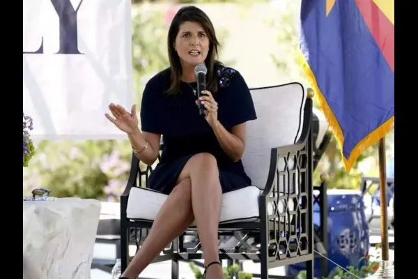 निक्की हेली अमेरिकन अध्यक्षपदाच्या शर्यतीत