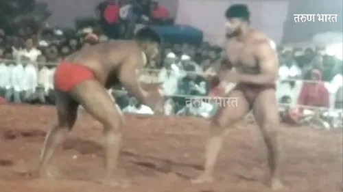 पैलवान सिकंदर शेख विसापूर केसरीचा विजेता