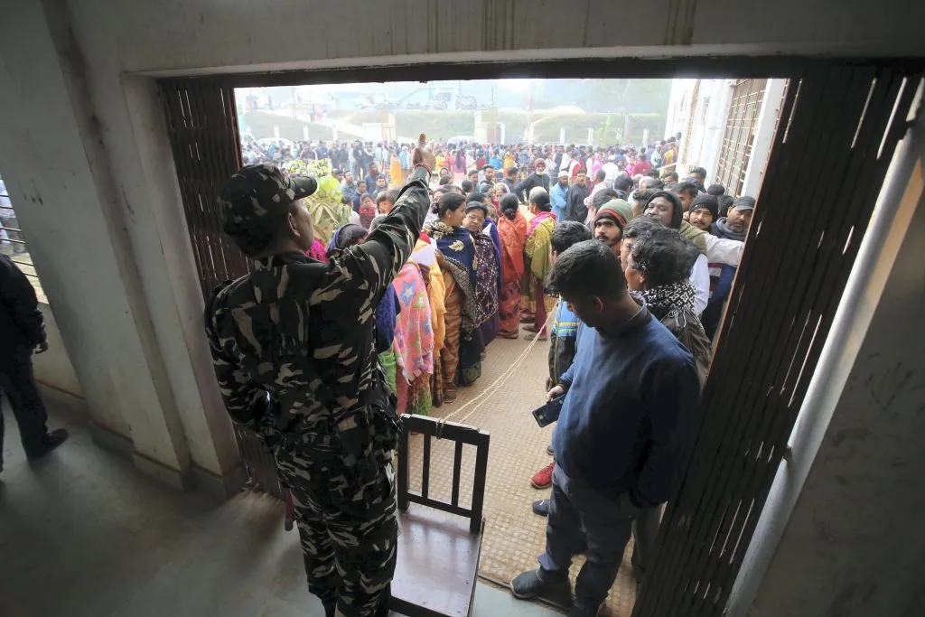 त्रिपुरा विधानसभेसाठी 86.10 टक्के मतदान