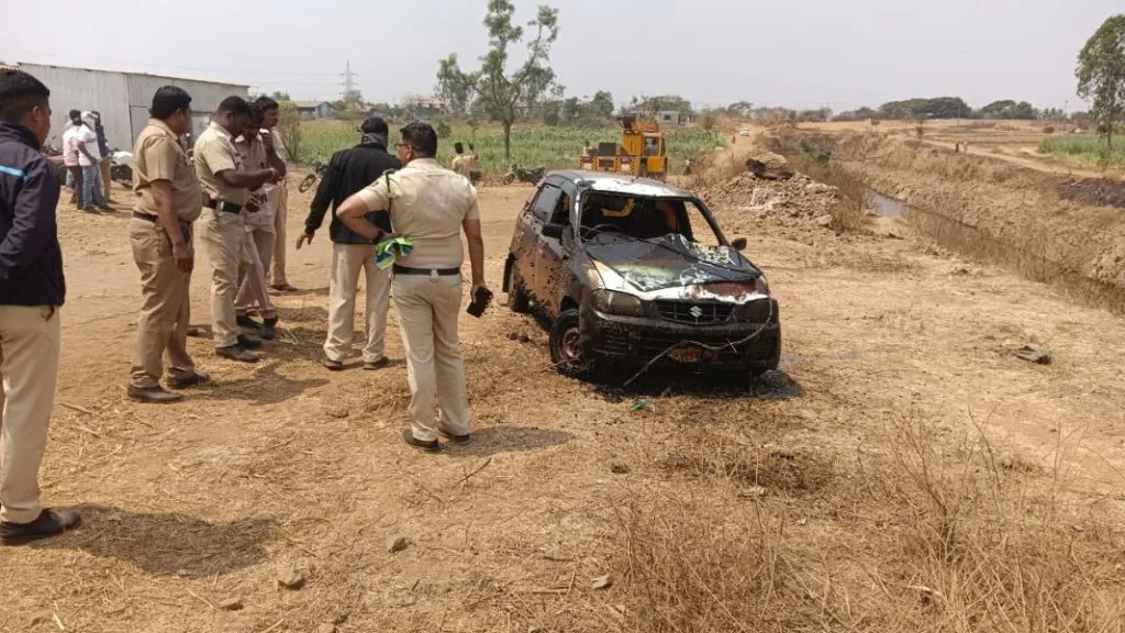 चार महिन्यापूर्वी गाडी पेटवून कालव्यात टाकली, गाडीत मृतदेह सापडल्याने खळबळ