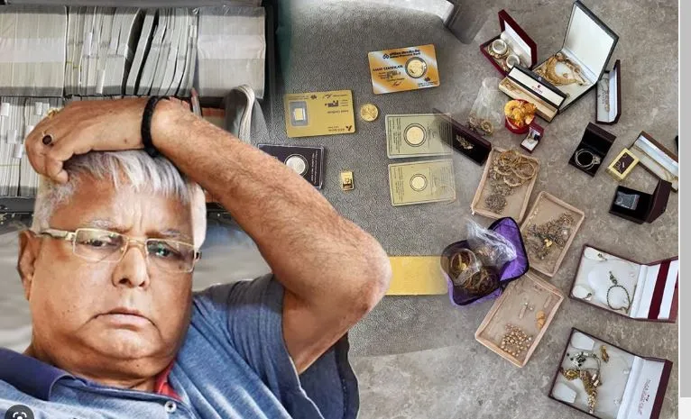 लालू कुटुंबीयांवर छापे सुरूच