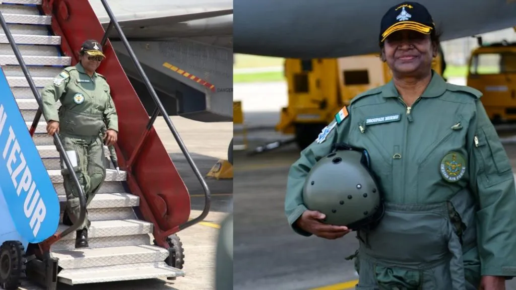 Droupadi Murmu : राष्ट्रपती द्रौपदी मुर्मूंनी केले सुखोई-30 MKI मधून उड्डाण