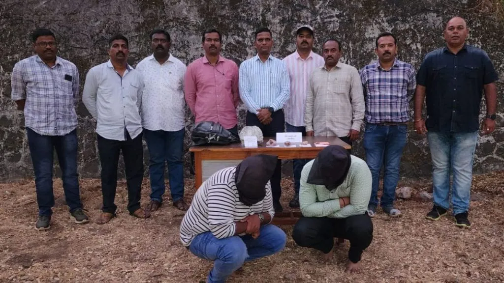 व्हेल माशाच्या उलटीची तस्करी करणाऱ्या वकीलासह , व्यावसायीक जेरबंद