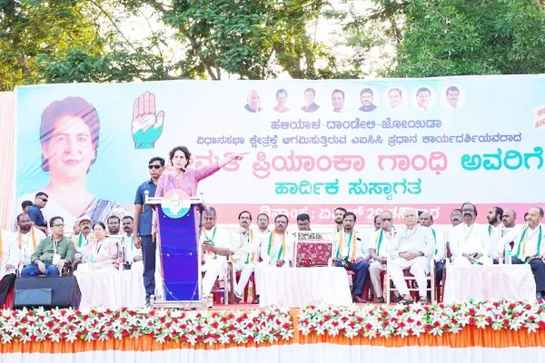 दांडेलीत प्रियांकांचा झंझावात