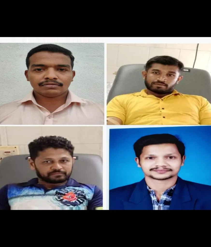 चार युवकांनी रक्तदान करून वाचविले महिलेचे प्राण !