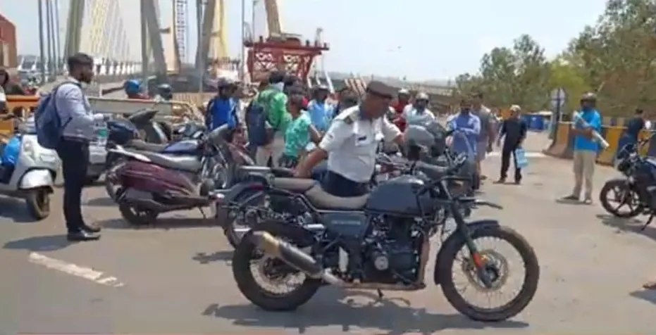 नव्या झुआरी पुलावर 274 वाहनचालकांकडून दंड वसुली