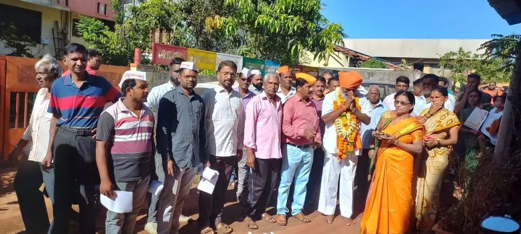 भवानीनगर परिसरात समितीला उत्स्फूर्त प्रतिसाद