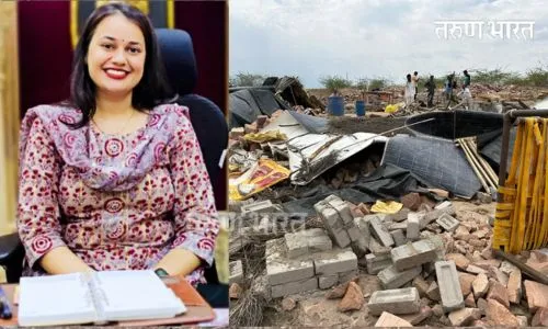 हिंदू स्थलांतरितांची घरे पाडल्याबद्दल टीना दाबीवर टिका; भाजपची राजस्थान सरकारवर आगपाखड