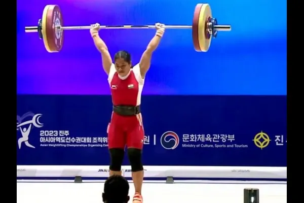 बिंदियाराणी देवीला रौप्यपदक