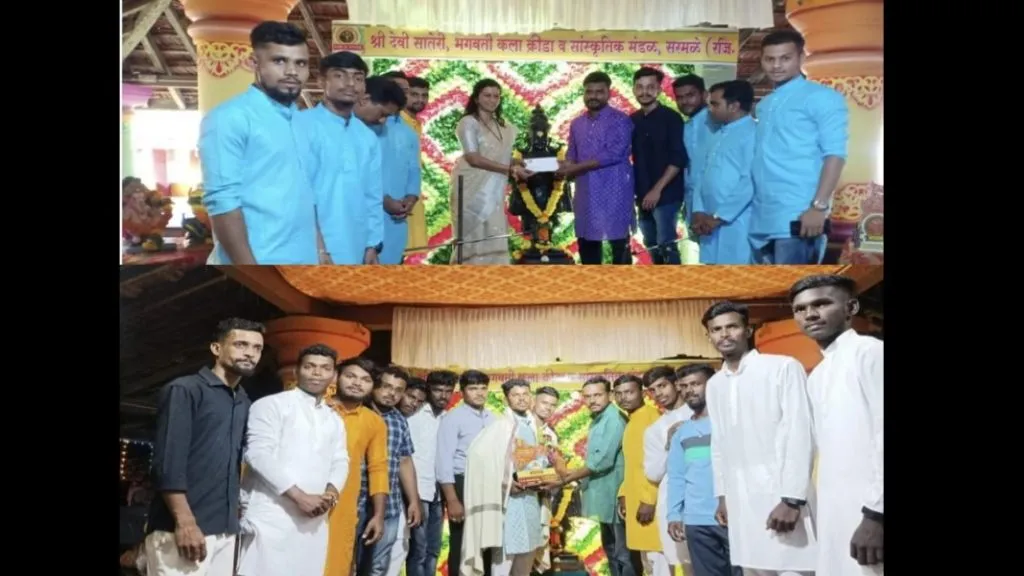 सरमळे जिल्हास्तरीय भजन स्पर्धेत जानवलीचे लिंगेश्वर प्रासादीक भजन मंडळ प्रथम