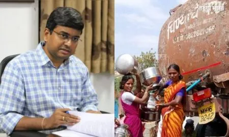 start water tankers drought prone villages Collector Rahul Rekhawar