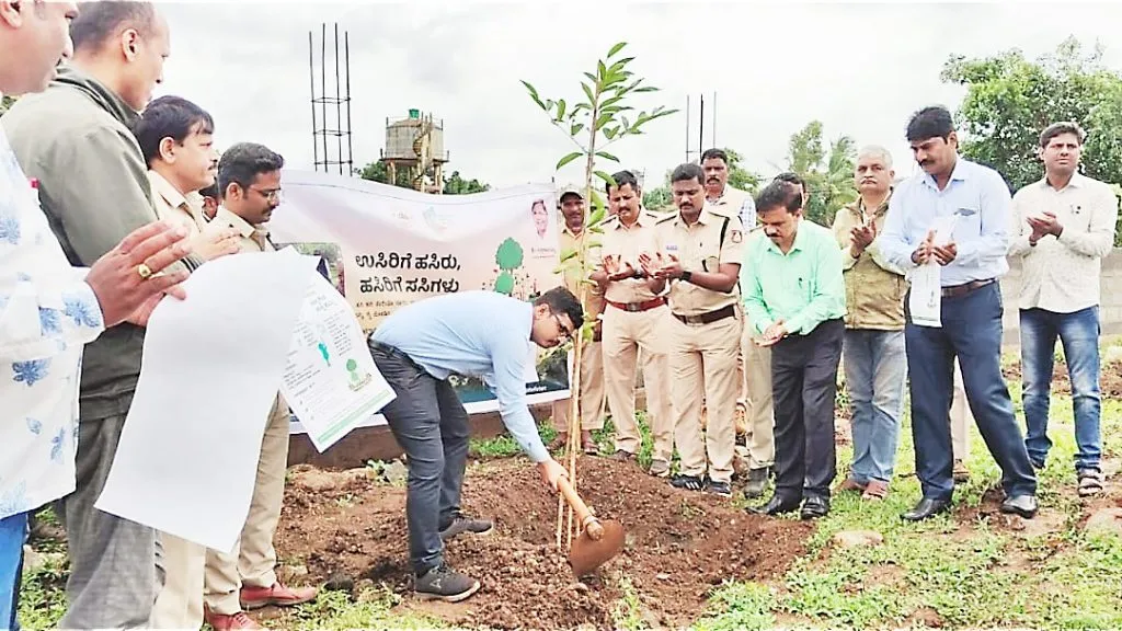 Plantation of 20 thousand saplings at various places