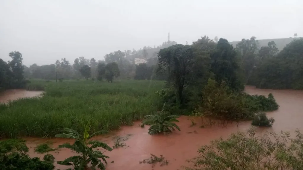 kolhapur havy rainReduced water pressure on Amba-Gholsawade
