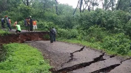 Kolhapur rain Panhala fort villages in are at risk of landslides