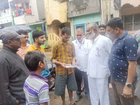Collapse of houses due to heavy rain; Inspection was done by social worker Ramakant Konduskar