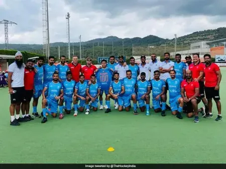 Indian men's hockey team third place in tournament in Spain