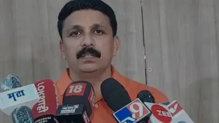 BJP leader Vikram Pavaskar says flag nearby Plant bhagwa flag