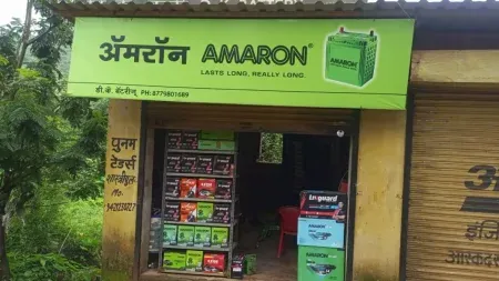 Theft of batteries by breaking into a shop in Sangameshwar-kasya