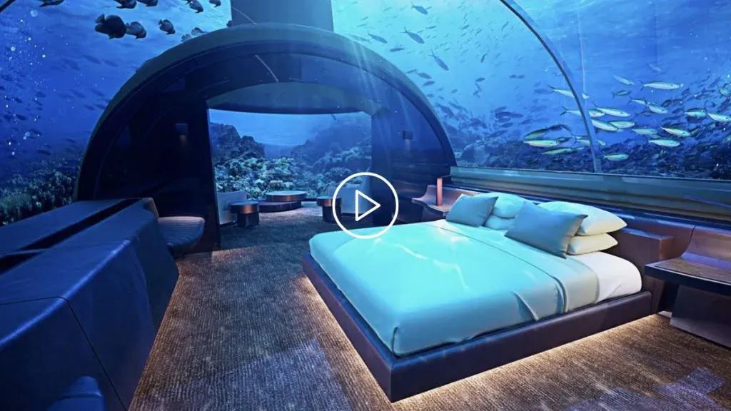 An underwater hotel is becoming a honeymoon spot
