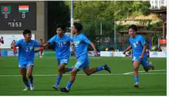 Victory of Indian Youth Football Team