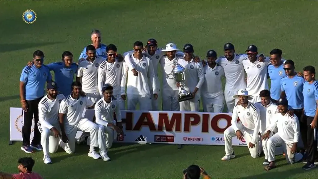 Rest of India Irani Cup Winners