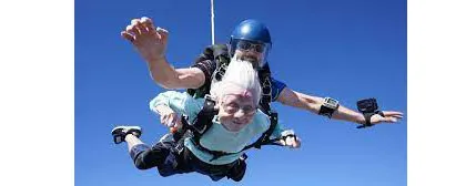 104-year-old grandmother's skydiving world record