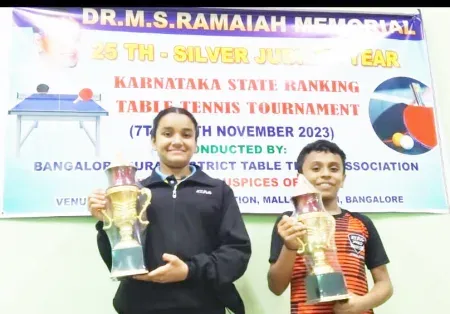 Tanishka Kalbhairav, Tamoghana winner in Under 13 category