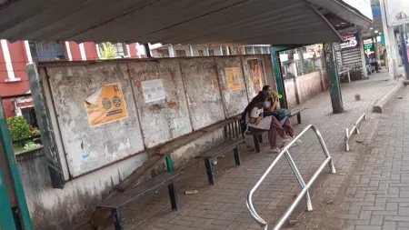 The deplorable condition of bus stands in the city