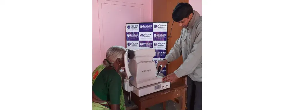 Eye check up camp at Olmani by Lokkalp Foundation