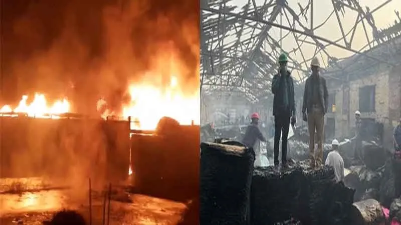 Upit Adani Group's oil warehouse incinerated