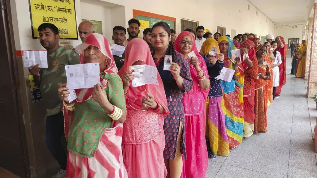 Polling for Rajasthan Assembly at 70 percent