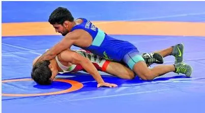 There are no matches for gold or bronze in wrestling's Olympic qualifying events