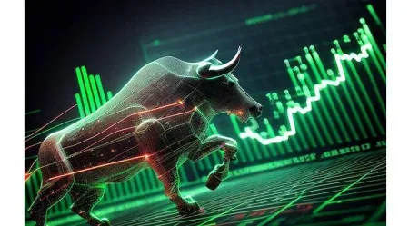 Sensex on Monday closed with strong gains