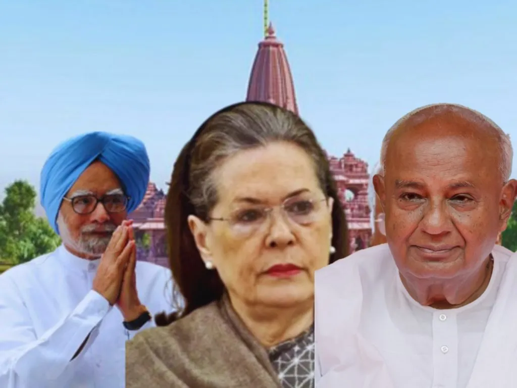 Invitation to Ram Mandir ceremony to Sonia, Manmohan, Deve Gowda