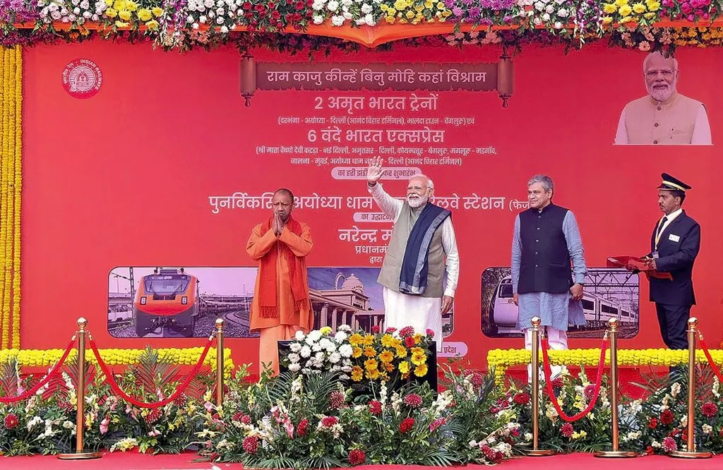 Launch of 2 Amrit Bharat, 6 Vande Bharat