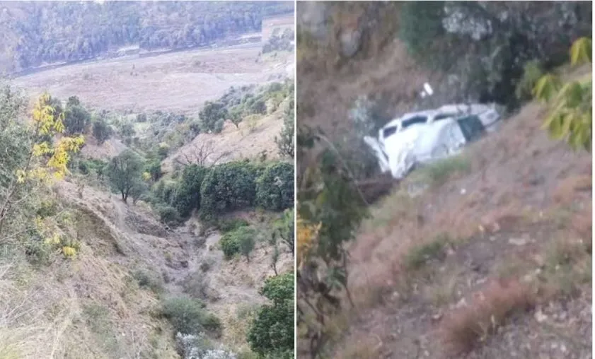 A bus fell into a valley in Reasi, Jammu and Kashmir